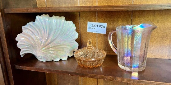 Seashell Tv Lamp And Dishes