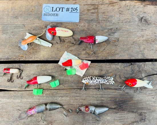Vintage Heddon And Other Lures