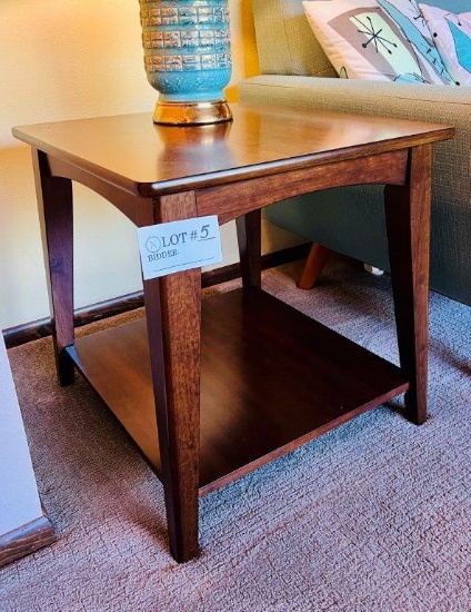 Craftsman Style Classic Wood End Table