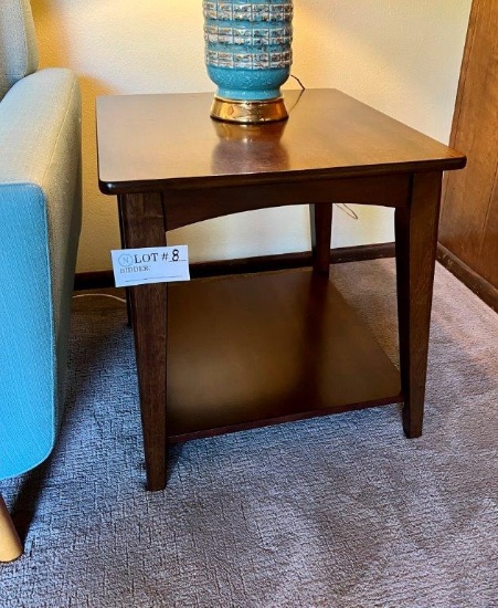 Craftsman Style Classic Wood End Table
