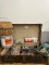 Vintage Trunk with Assorted Tools n Supplies