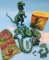 Original Box Aurora Prehistoric Scenes