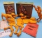 Pair Orig Box Aurora Prehistoric Scenes