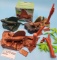 One Orig Box Trio Aurora Prehistoric Scenes
