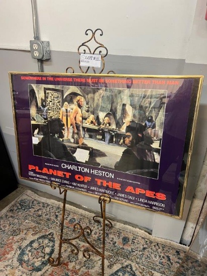Framed "Planet of the Apes" Movie Poster