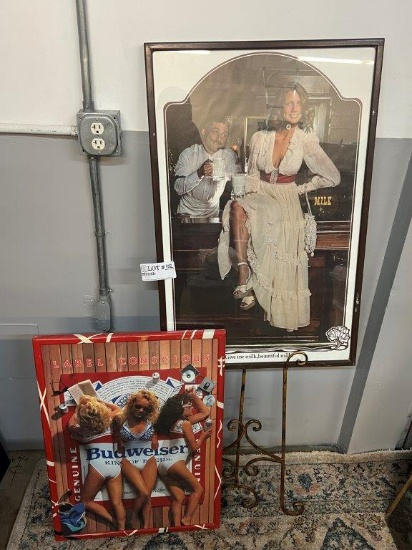 Framed "Give Me Milk" Milk Ad Poster