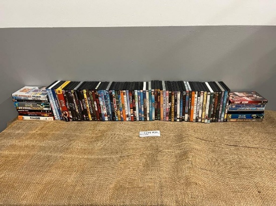 Large Assortment DVD and VCR Movies