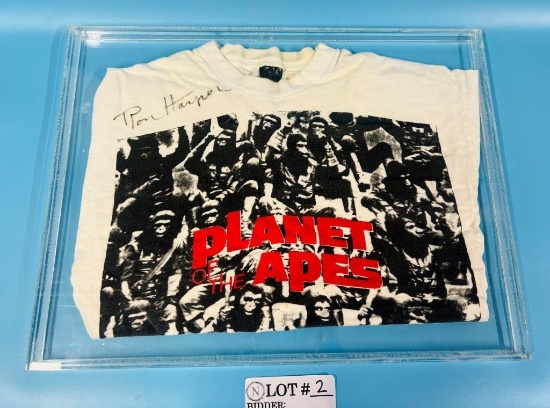 Vintage Planet of the Apes Signed Tshirt
