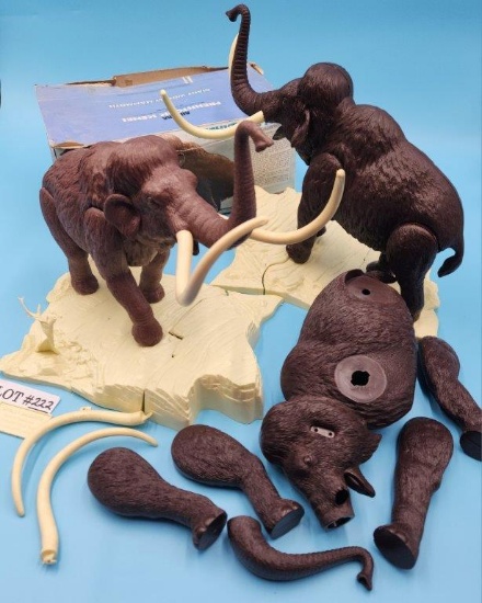 One Orig Box Trio Aurora Prehistoric Scenes