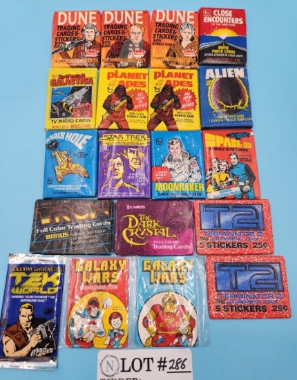 NIP Fleer "Dune" Trading Card Sticker Packs