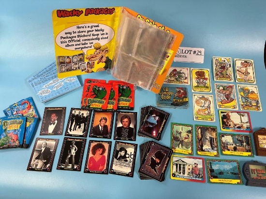 "Wacky Packages" Stickers collector Binder