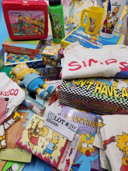 1990 Thermos brand Bart Simpson Lunchbox