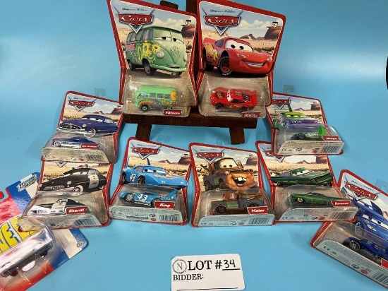 Disney Pixar "Cars" NIP toy assortment