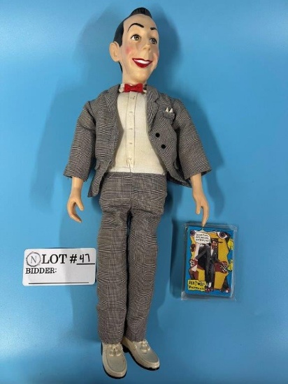 1980s Pee Wee Herman 17 inch Doll