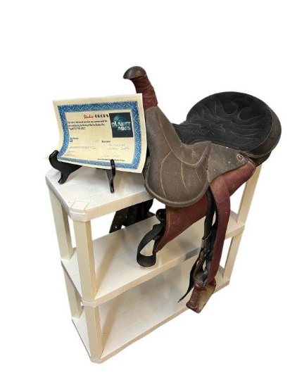 Original "Ape Warrior" Western style Saddle