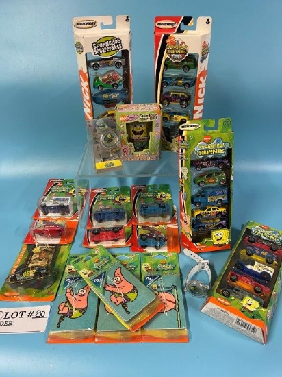 NIP Matchbox "Sponge Bob Square Pants" Cars