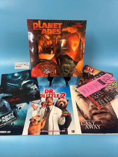 2002 Planet of the Apes Wall Calendar