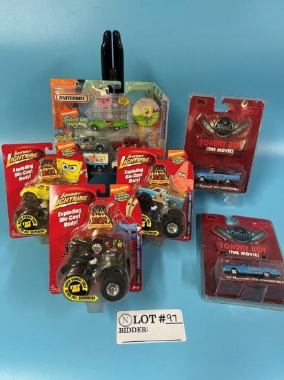 NIP Matchbox "Sponge Bob Square Pants" Cars