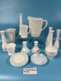 Fenton White Hobnail Milk Glass Pitcher