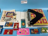 3 Ring Binder with Simpsons Collector Cards
