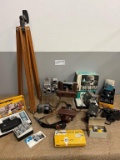 Vintage Wood adjustable Camera Tri Pod