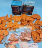 Pair Orig Box Aurora Prehistoric Scenes