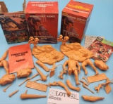 Trio Orig Box Aurora Prehistoric Scenes