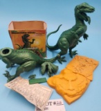 One Orig Box Pair Aurora Prehistoric Scenes