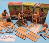 Trio Orig Box Aurora Prehistoric Scenes
