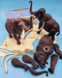 One Orig Box Trio Aurora Prehistoric Scenes