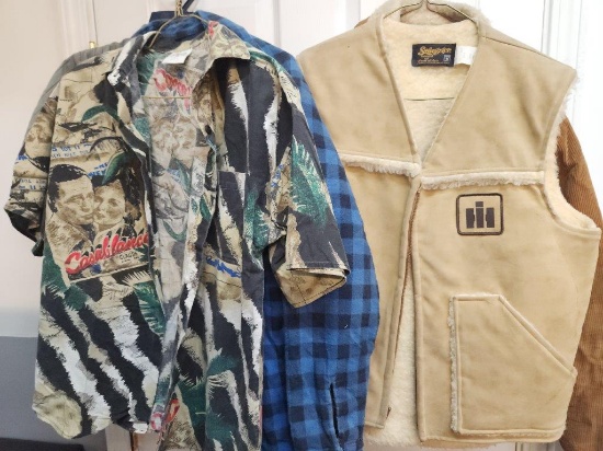 Swingster Faux Suede Sherpa Lined "IH" Vest and More