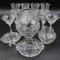 Vintage Cambridge Rosepoint Etched Glass set