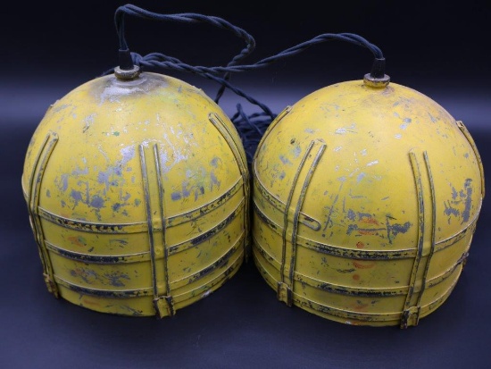Boeing B17 Oxygen Tank made into Hanging Lights