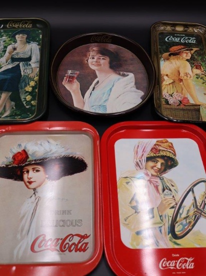 Collection Coca Cola advertising Serving Trays