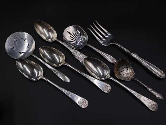 Collection of Sterling Serving Utensils