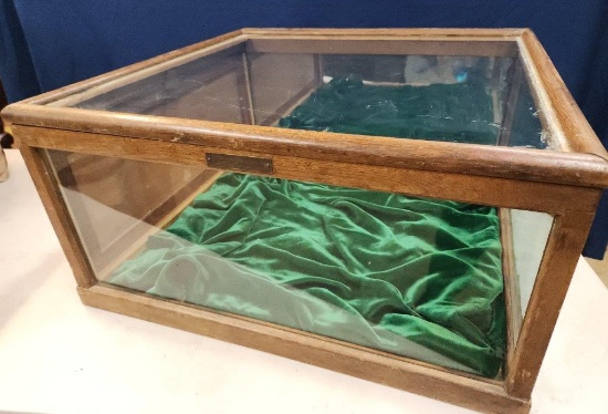 James Marshall MFG Wood Glass Display Box