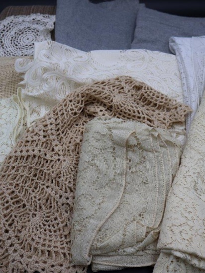Vintage Lace Tablecloths Collection, various patterns