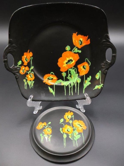 Art Deco style Royal Winton Grimwades "Poppies"