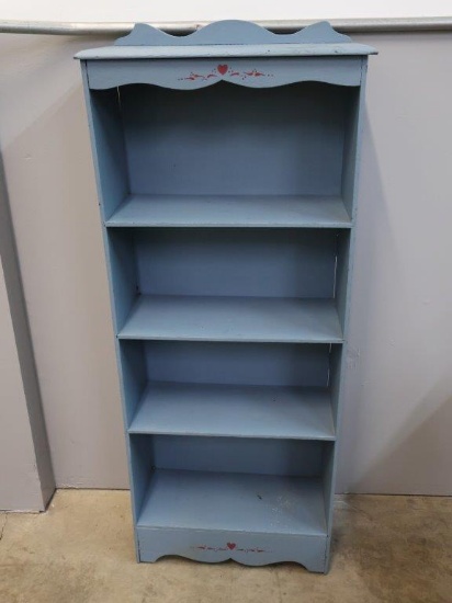 Country Chic Style Painted Wood Shelf