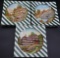 Legend Chalkware Decorative Plates in orig boxes