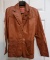 1970s Ms Pioneer womens lined Leather Coat