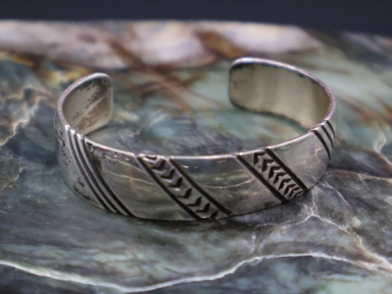 Vintage Silver Cuff Bracelet