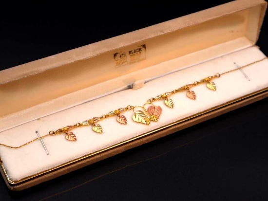 Black Hills Gold 10kt "Leaf" Necklace