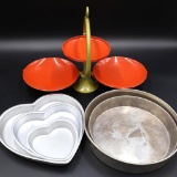 Vintage Seibu Triple Level Fold Up Serving Tray