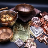 Gorham Silverplate Bowl, Copper Rolled Rim Bowl