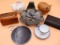 Jewelry Boxes, Piggy Banks, and Metal Decor