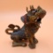 Antique Tibetan Fu Dog LionSnuff Bottle