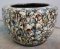 Large Vintage Drip Glaze Pot with Makers Mark