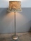 Vintage Metal Floor Lamp with Glass Inner Shade