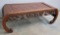 Antique Oriental Hardwood Opium or Low Table